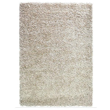 Beige Plain Shaggy Rug - California-Bargainia.com