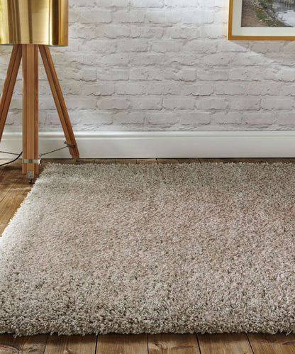 Mocha Thick Shaggy Rug - California