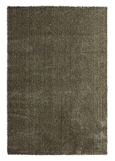 Taupe Plain Shaggy Rug - California-Bargainia.com