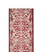 Hard Wearing Non-Slip Kitchen Runner Mat - Red Filigree-Bargainia.com