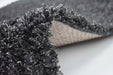 Charcoal Plain Shaggy Rug - California-Bargainia.com