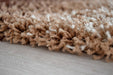 Brown Blend Thick Shaggy Rug - California-Bargainia.com