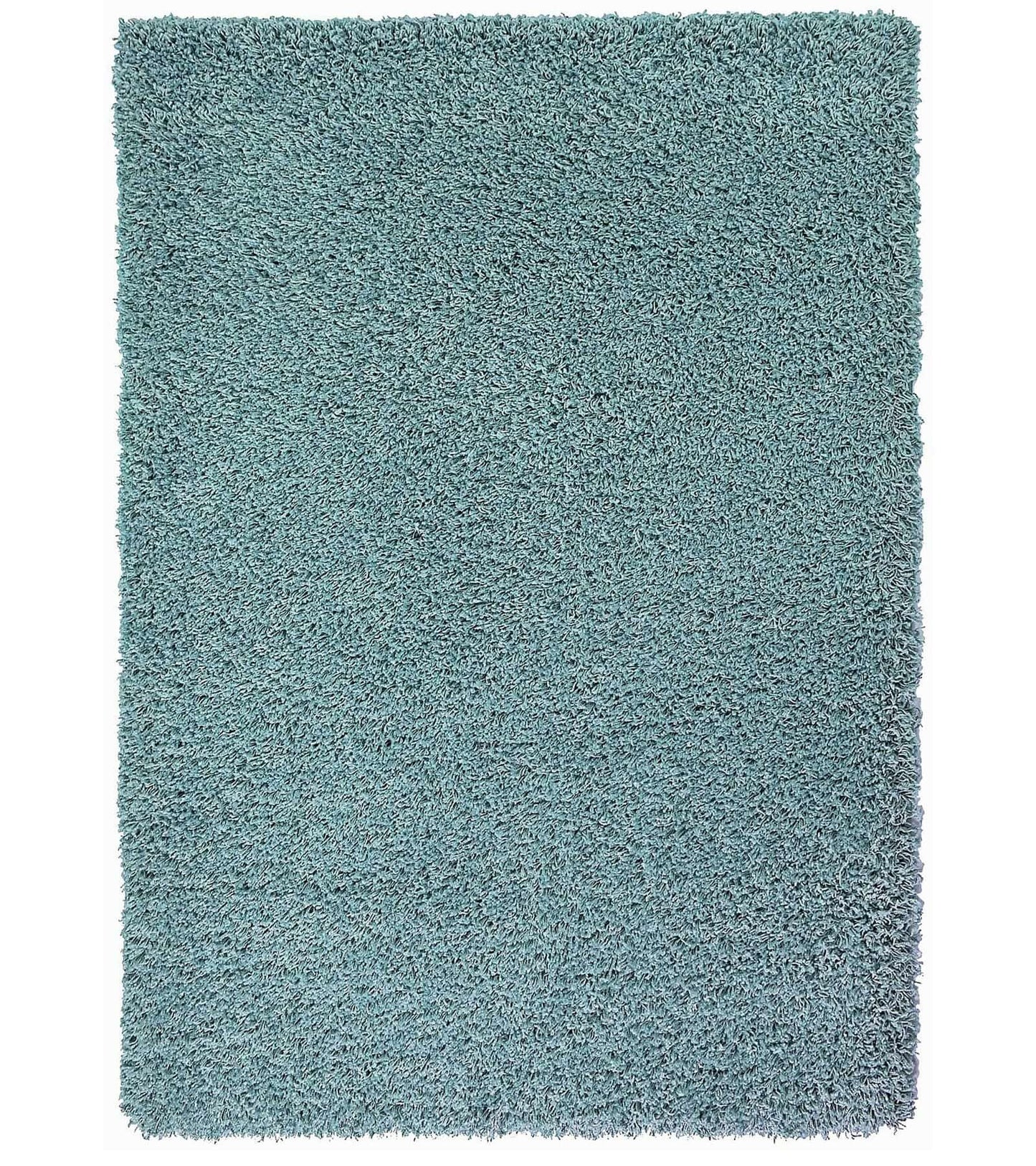 Duck Egg Blue Thick Shaggy Rug - California