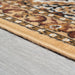 Beige Traditional Medallion Stair Runner / Kitchen Mat - Texas (Custom Sizes Available)-5056150268406-Bargainia.com