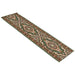 Green Traditional Medallion Stair Runner / Kitchen Mat - Texas (Custom Sizes Available)-5056150268536-Bargainia.com