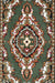 Green Traditional Medallion Stair Runner / Kitchen Mat - Texas (Custom Sizes Available)-5056150268536-Bargainia.com