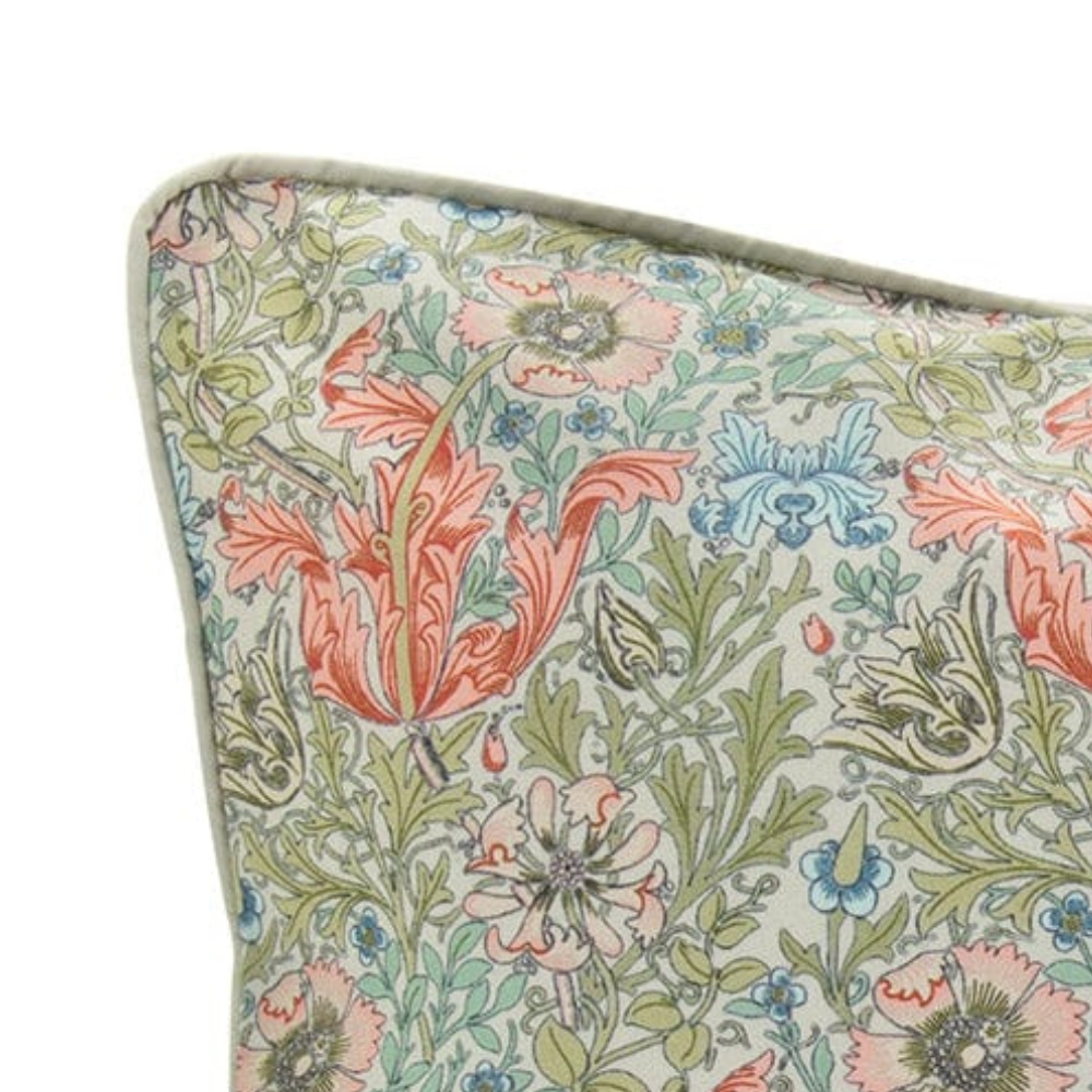 William Morris Compton Floral Filled Decorative Throw Scatter Cushion - 43 x 43cm-Bargainia.com