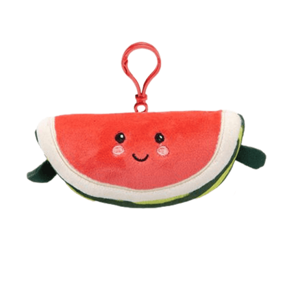 Softlings Foodies Super Soft Fruity Plush Toys Clip On Key Rings