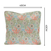 William Morris Compton Floral Filled Decorative Throw Scatter Cushion - 43 x 43cm-Bargainia.com