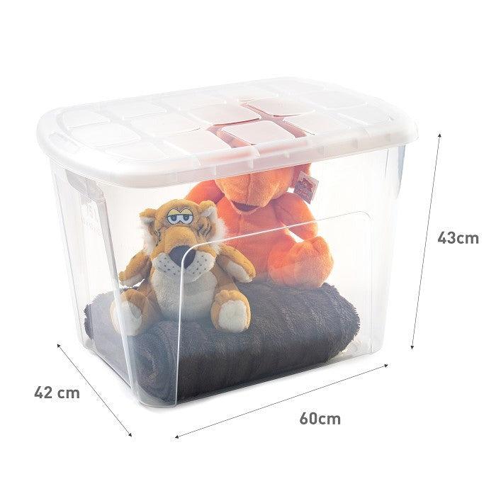 Transparent Multi-Purpose Storage Box - 75L-8414926503255-Bargainia.com