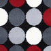 Red & Grey Spots Stair Runner / Kitchen Mat - Texas (Custom Sizes Available)-5056150270591-Bargainia.com