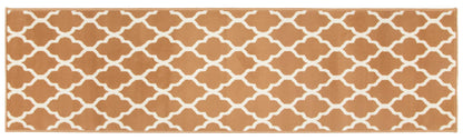 Beige Trellis Stair Runner / Kitchen Mat - Texas (Custom Sizes Available)-5056150272151-Bargainia.com