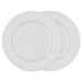 Genevi√®ve Lethu Dinnerware 26cm Porcelain Dinner Plates, Set of 2, White-5054903802167-Bargainia.com