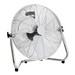 Chrome Metal High Speed Floor Fan - 12" - 20" - 3 Speed Settings-Bargainia.com