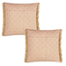 Fero Redwood Fringed Filled Decorative Throw Cushion - 45 x 45cm-Bargainia.com