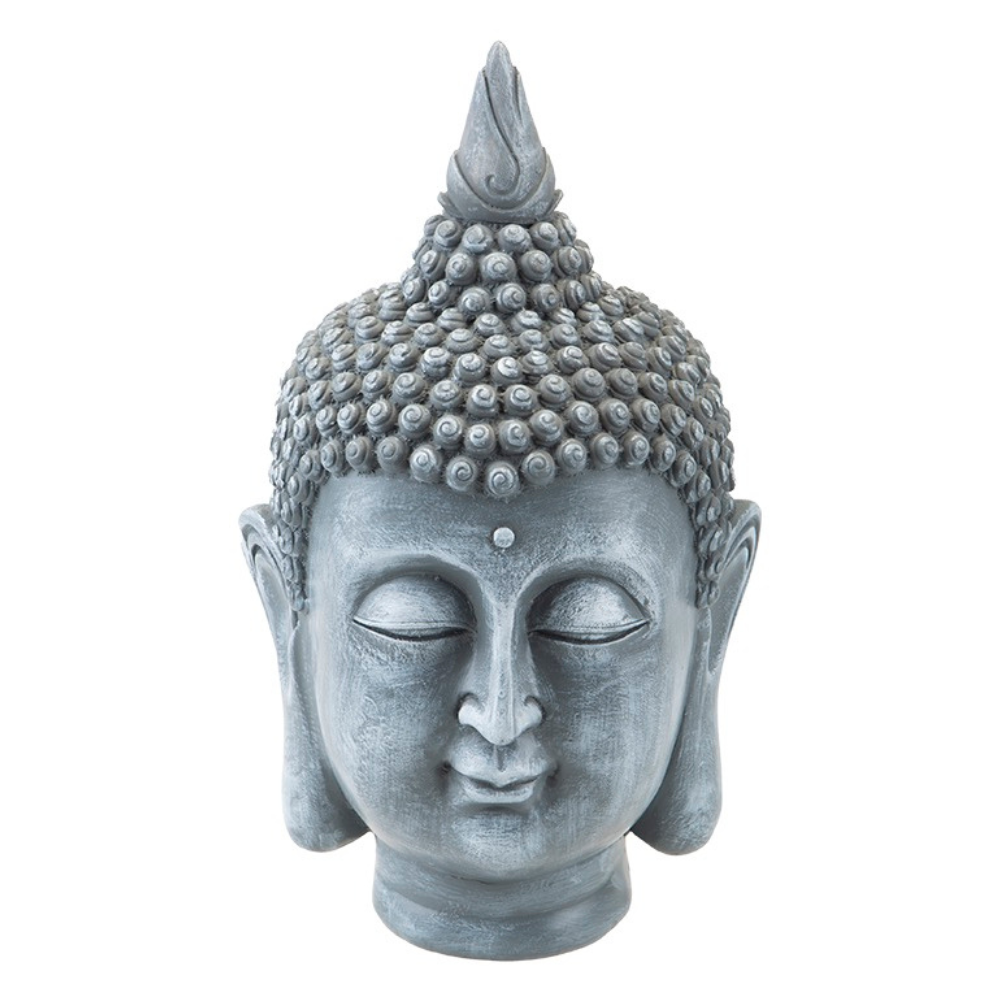 Zen Garden Buddha Head Garden Ornament - 30.5cm-5050565575586-Bargainia.com