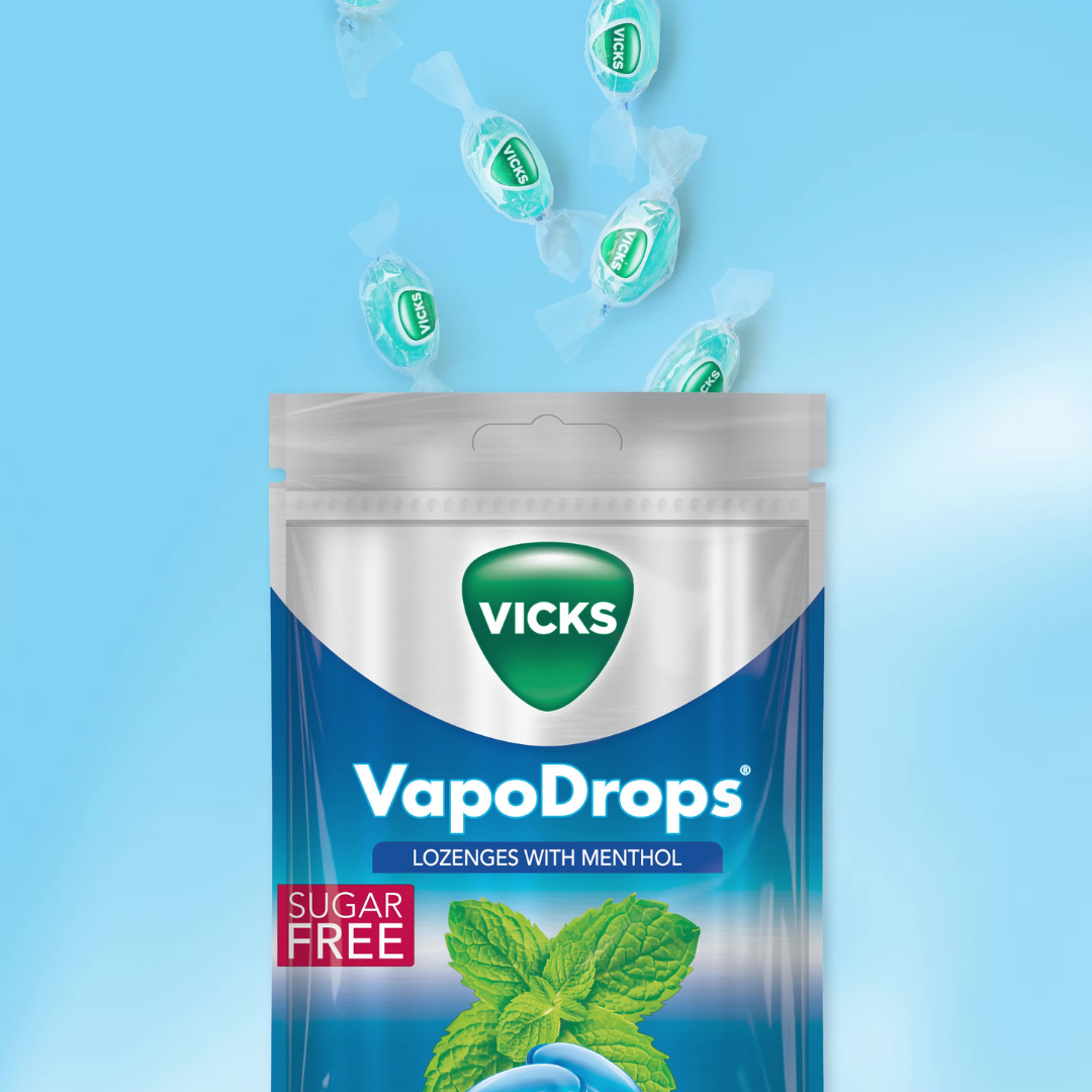 Vicks Vapodrops Menthol 72G