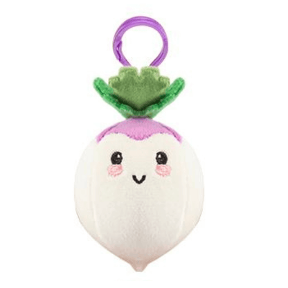 Softlings Foodies Super Soft Veggies Plush Toys Clip On Key Rings