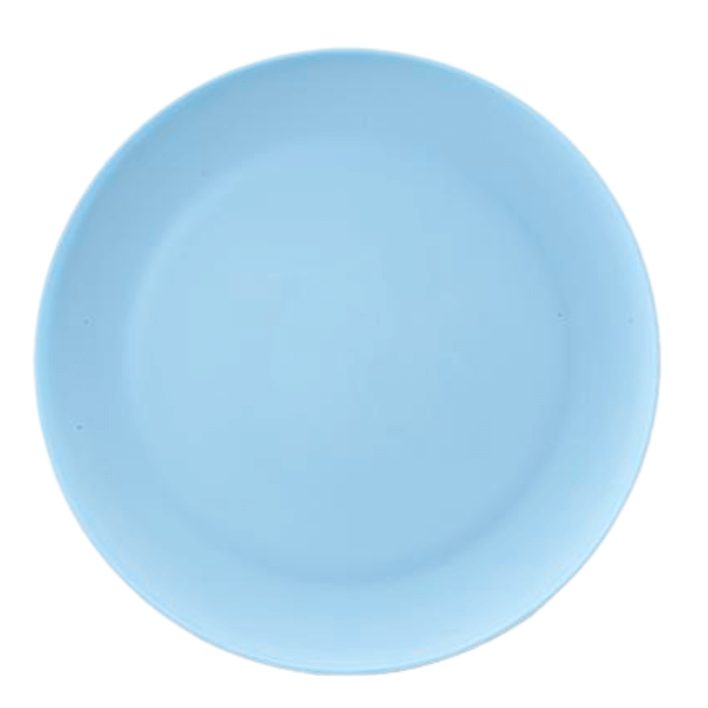 Soft Touch Plastic Plates Assorted Colours-Bargainia.com