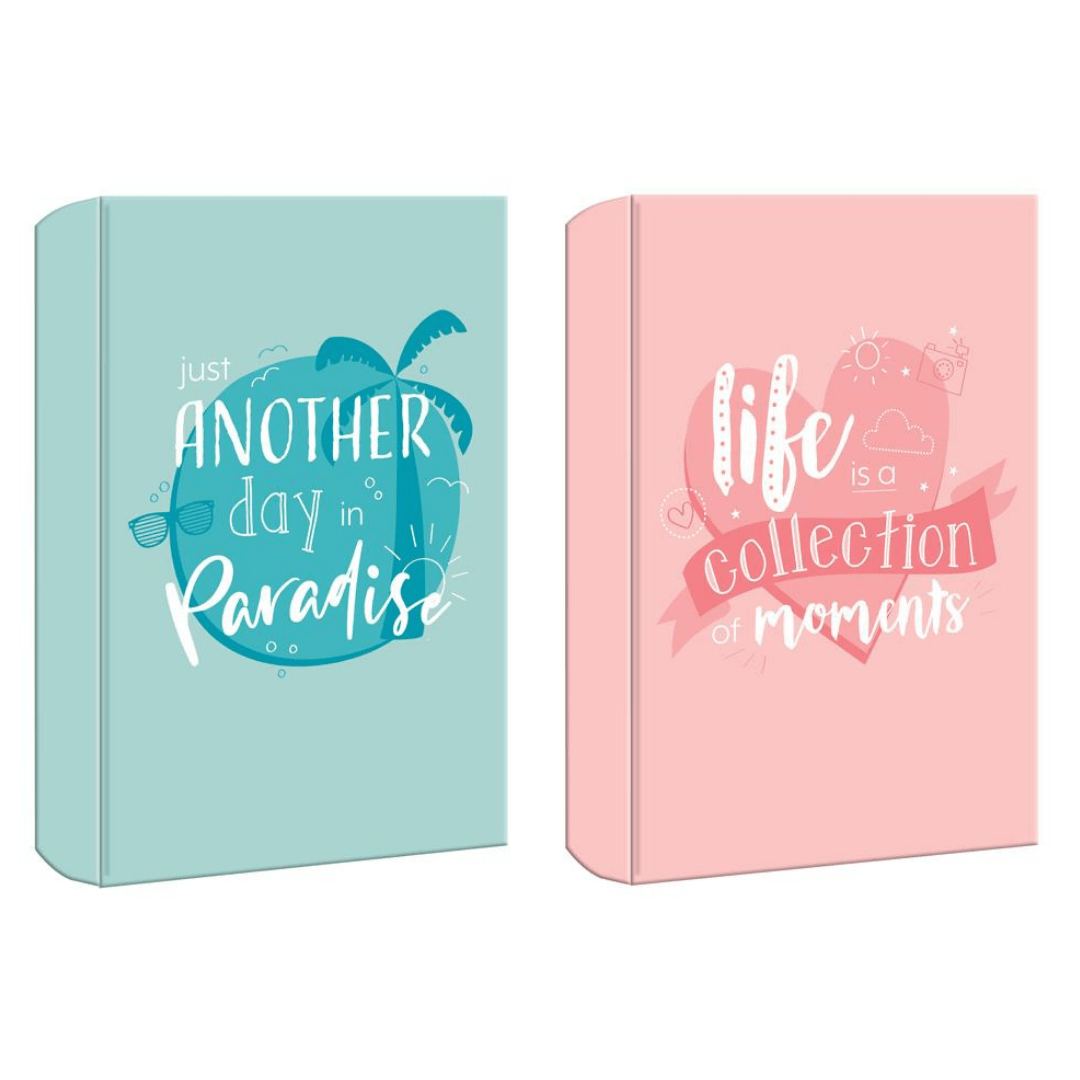 36 Page Photo Album Book - Blue or Pink-Bargainia.com