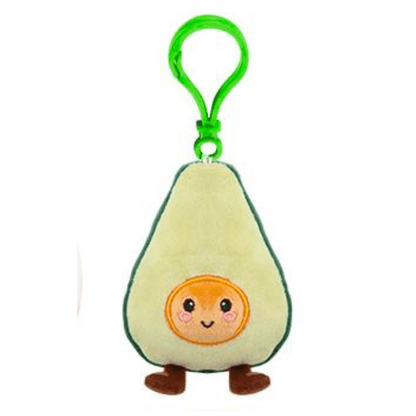 Softlings Foodies Super Soft Veggies Plush Toys Clip On Key Rings