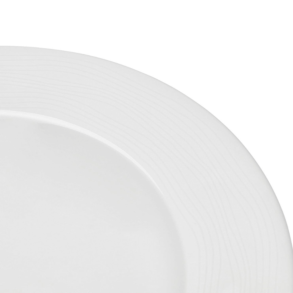 Genevi√®ve Lethu Dinnerware 26cm Porcelain Dinner Plates, Set of 2, White-5054903802167-Bargainia.com