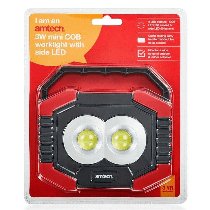 3W Mini Cob Worklight With Side LED 5032759050093 only5pounds-com