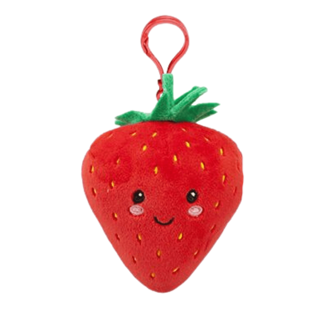 Softlings Foodies Super Soft Fruity Plush Toys Clip On Key Rings