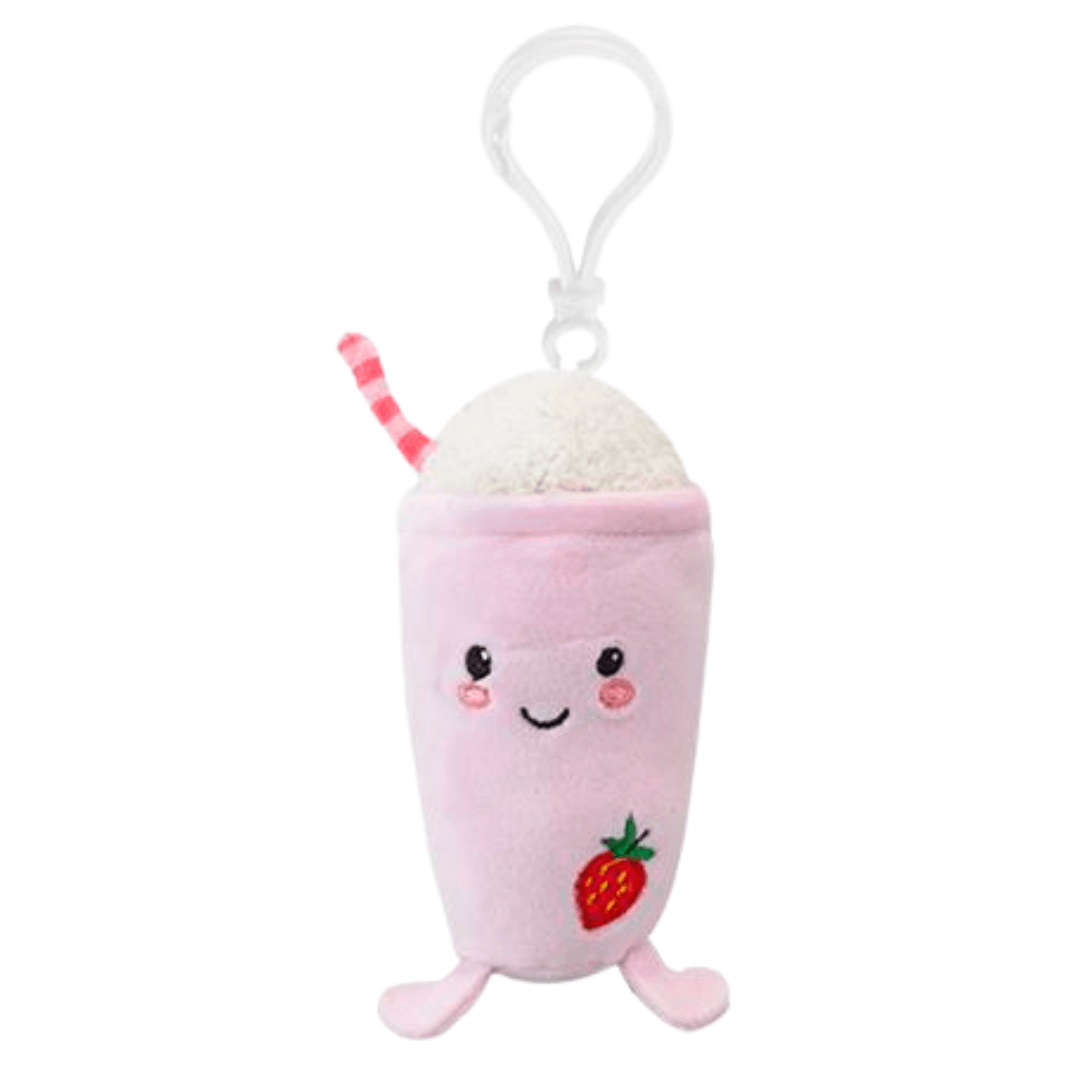 Softlings Foodies Super Soft Cafe Plush Toys Clip On Key Rings