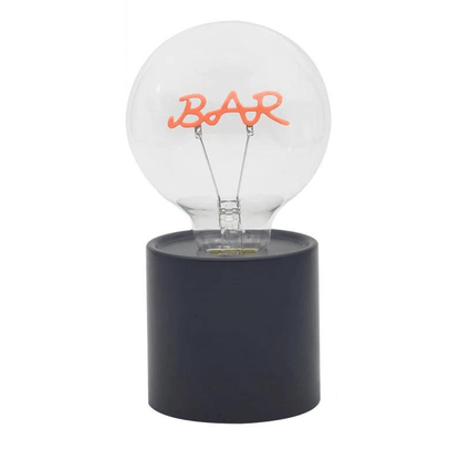 LED Neon Decorative Globe Bulb Table Lamp Assorted Designs-5010792732527-Bargainia.com