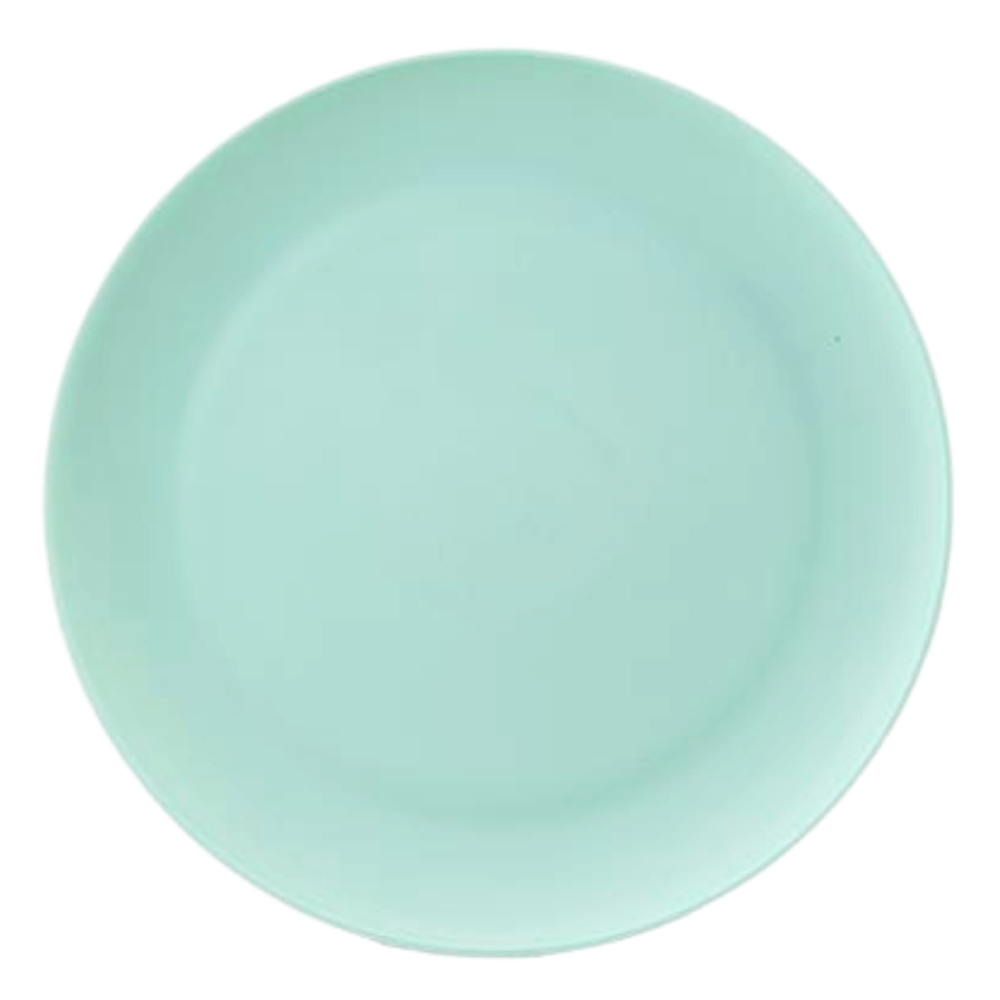 Soft Touch Plastic Plates Assorted Colours-Bargainia.com