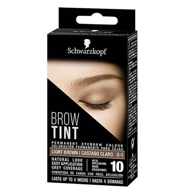 Schwarzkopf Brow Tint Light Brown 5-1 - 10 Applications-5012583208020-Bargainia.com