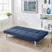 Britney Essentials 3 Seater Click Clack Sofa Bed - Navy Blue-Bargainia.com