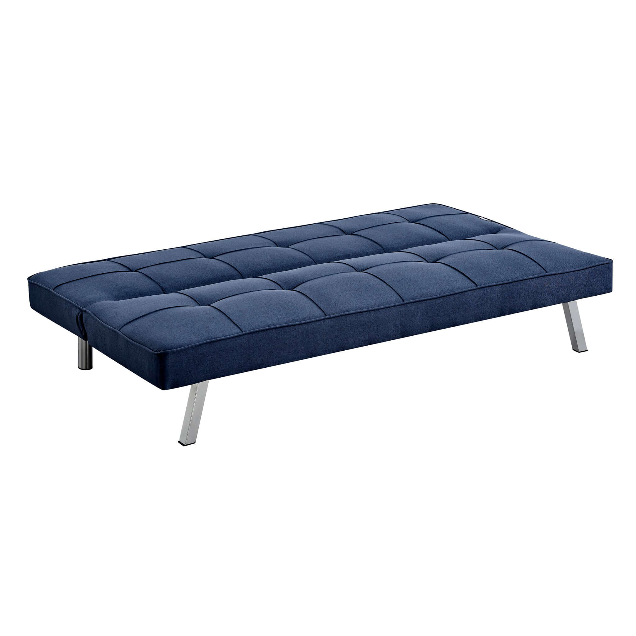 Britney Essentials 3 Seater Click Clack Sofa Bed - Navy Blue-Bargainia.com