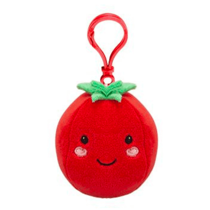 Softlings Foodies Super Soft Veggies Plush Toys Clip On Key Rings