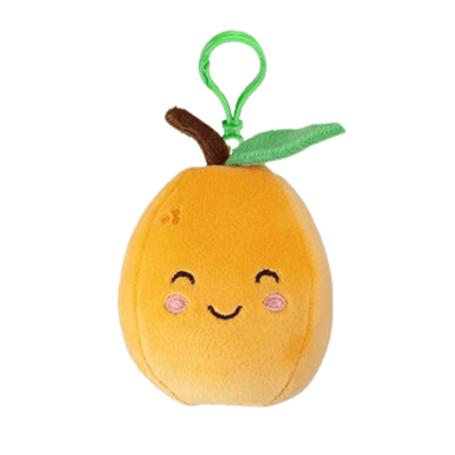 Softlings Foodies Super Soft Fruity Plush Toys Clip On Key Rings