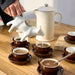 6 Espresso Cup and Saucer Set - Brown only5pounds-com