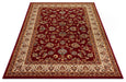 Red Traditional Floral Rug - Virginia-Bargainia.com