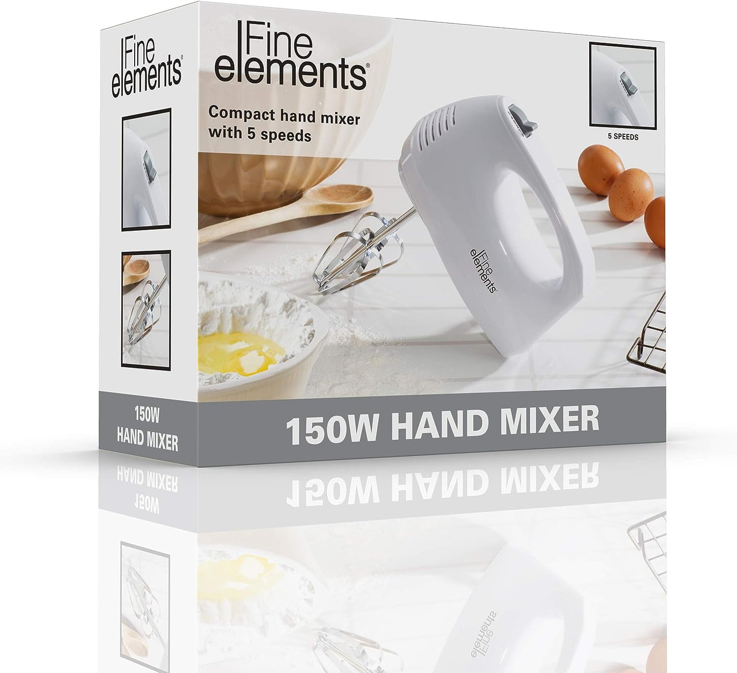 Fine Elements 150W Hand Mixer-5024996890433-Bargainia.com