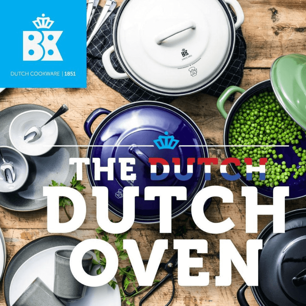 BK Indigo Heritage Round Dutch Oven - 24cm, 4.2L, German Enamelled Casserole with Lid - Blue-4895156659266-Bargainia.com