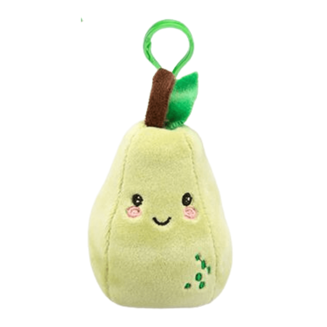 Softlings Foodies Super Soft Fruity Plush Toys Clip On Key Rings