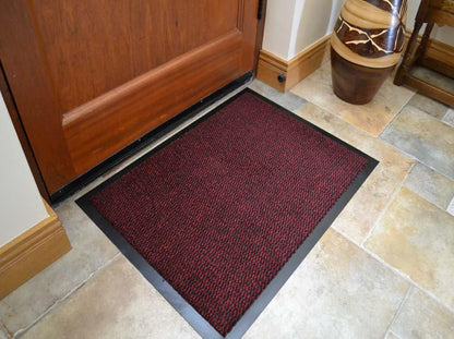 Red DSM Non Slip Barrier Doormat - Assorted Sizes-5056150230380-Bargainia.com