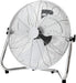 Chrome High Speed Floor Fan - 12" - 20" - 3 Speed Settings-Bargainia.com