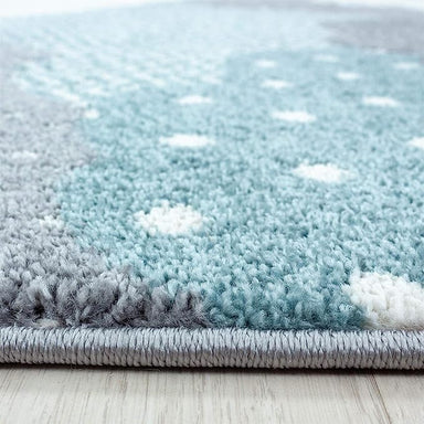 Blue and Grey Clouds Kids Rug - Bambi-5056150253426-Bargainia.com