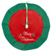 Merry Christmas 80cm Tree Skirt Green & Red-5056150210740-Bargainia.com