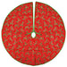 Mistletoe Glitter 80cm Tree Skirt Green & Red-5056150210764-Bargainia.com