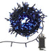 Indoor/Outdoor Static LED Waterproof Fairy Lights with Green Cable (300) - Blue-8800225808489-Bargainia.com