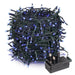 Indoor/Outdoor 8 Function LED Waterproof Fairy Lights with Green Cable (400) - Blue-8800225809639-Bargainia.com