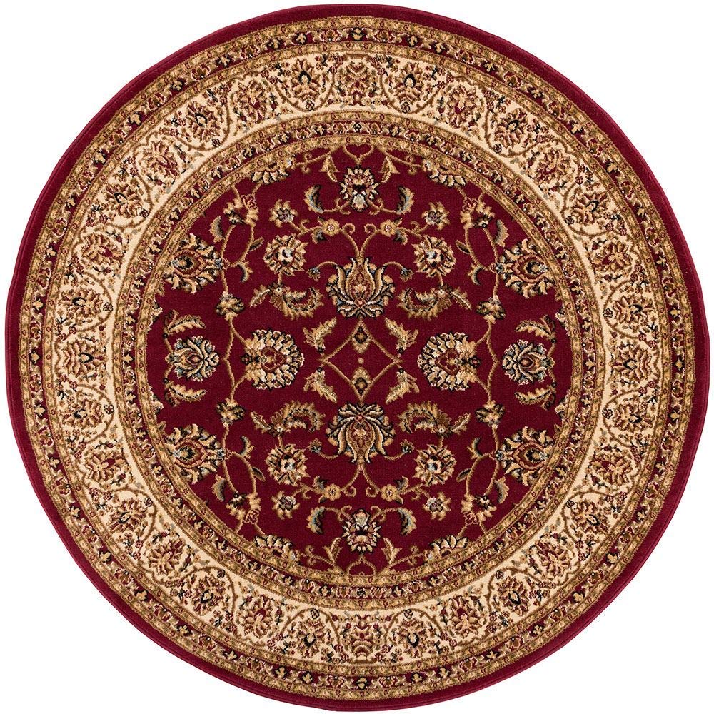 Red Traditional Floral Rug - Virginia-Bargainia.com