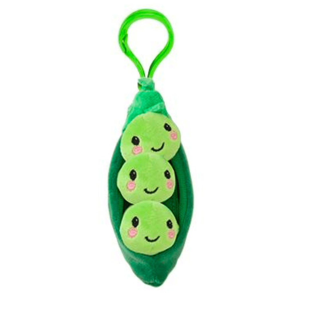 Softlings Foodies Super Soft Veggies Plush Toys Clip On Key Rings